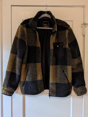 Ll bean x todd snyder jacket men's medium Buffalo High pile full zip Fleece